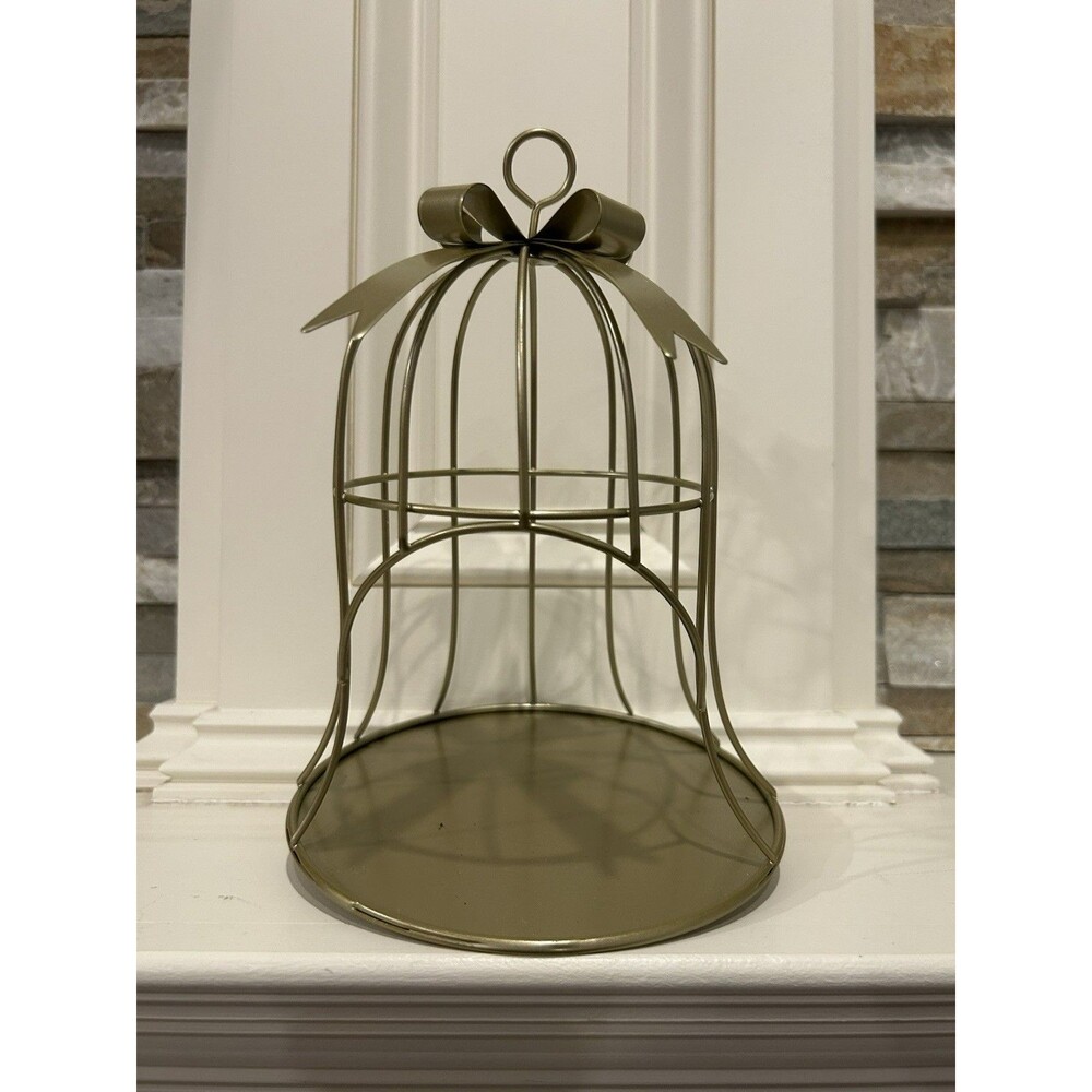 Ashland Christmas Decorative Bell Metal Gold 8in Vertical Home Décor